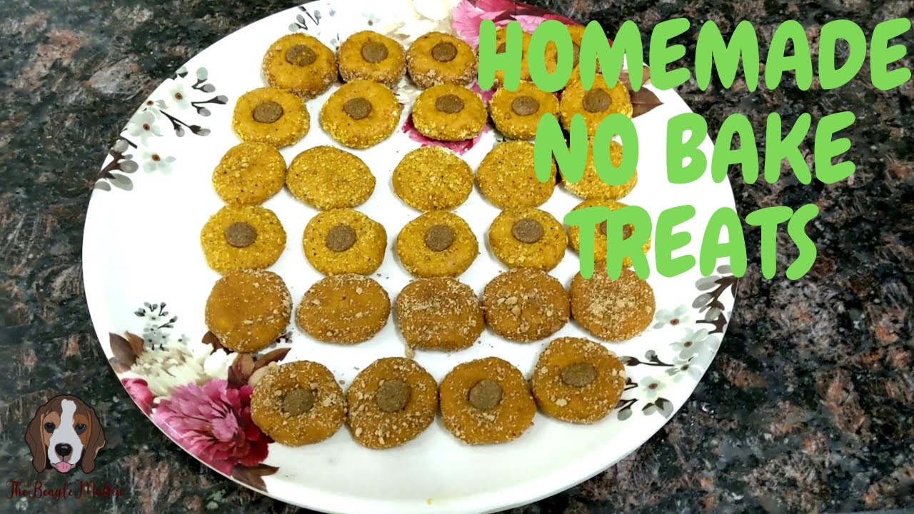 NO BAKE PEANUT BUTTER DOG TREATS | DIY DOG TREATS | TheBeagleMuffin
