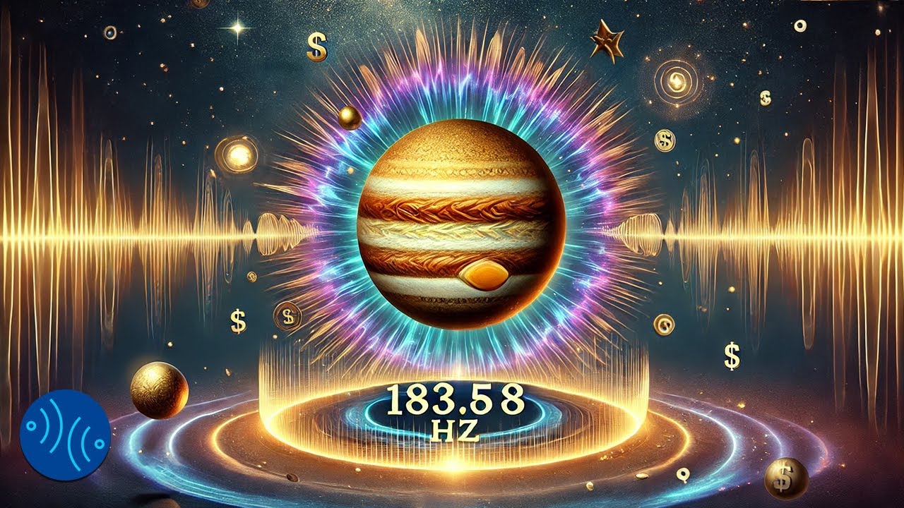 Pure 183.58 Hz Jupiter Frequency | Unlock the Flow of Wealth & Abundance | Jupiter Spin Energy