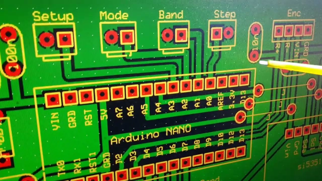 Membuat DDS-4CH untuk exciter Bitx multiband dengan Arduino nano dan Si5351