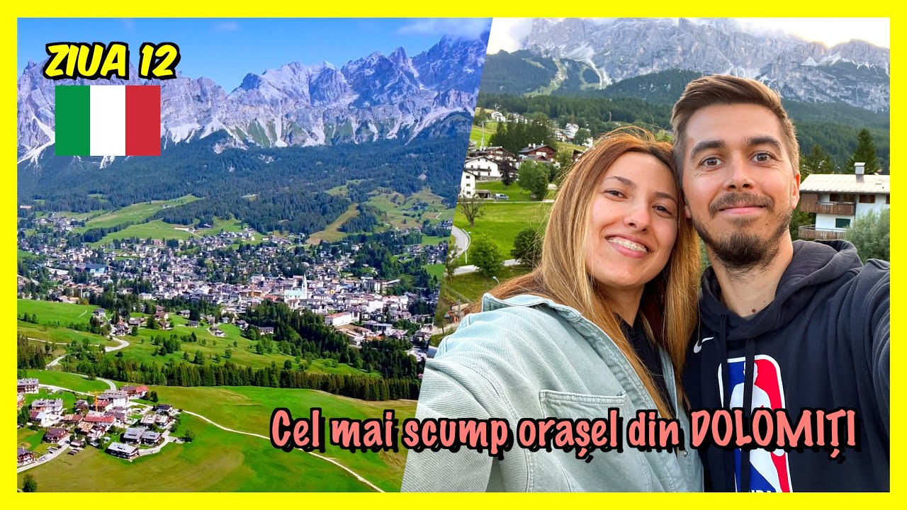 Ziua 12 | Am ajuns în Dolomiți, Italia și înghețăm de frig. Cortina d'Ampezzo ne-a cucerit ⛰️