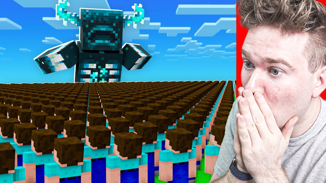 Czy 100 Graczy Pokona WARDENA? | Minecraft Extreme