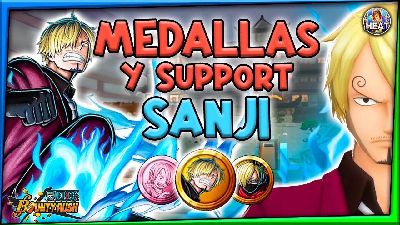 EL SANJI MÁS TANQUE Y CON MAYOR DAÑO QUE VERÁS | Medallas y Support OPBR