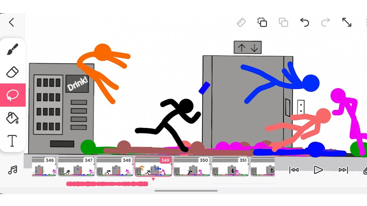 stickman fight animation tutorial flipaclip 