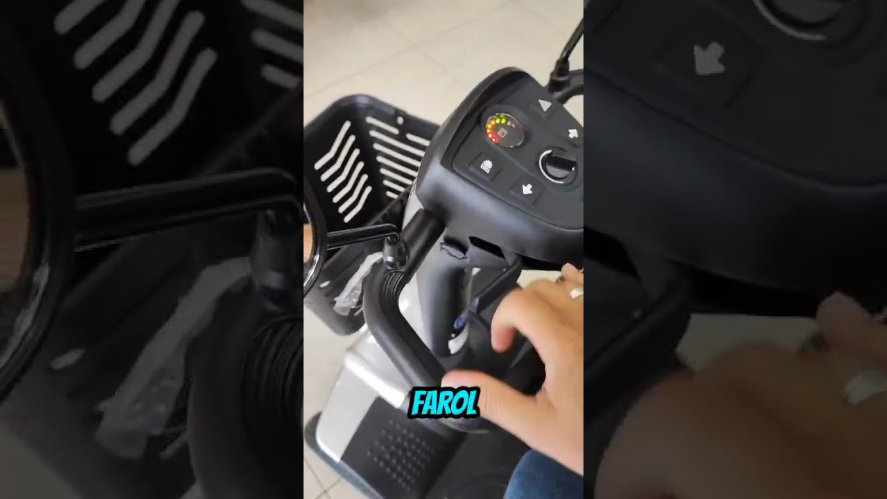Cadeira Motorizada Scooter Elétrica Dobrável, Premium e até 150 Kg CS Dellamed