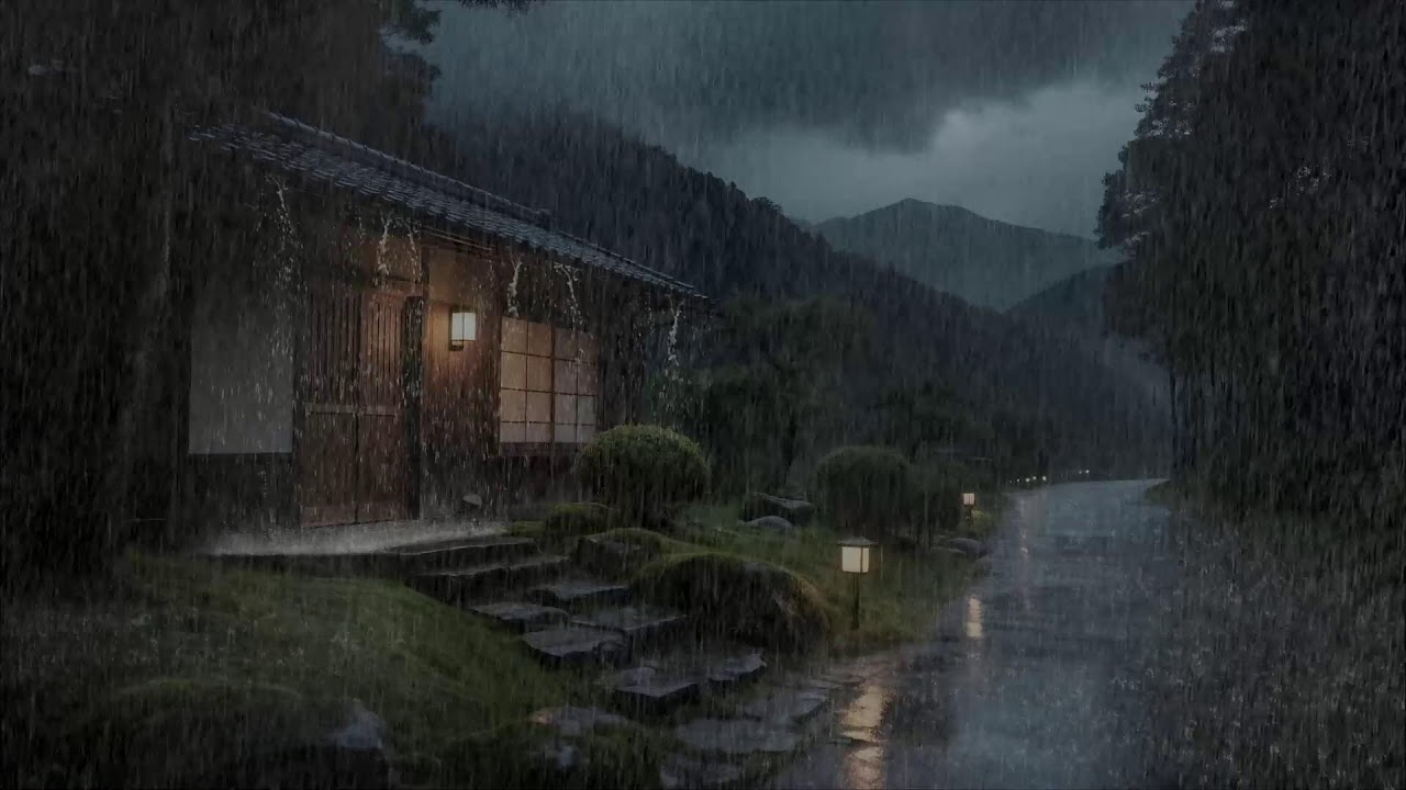 Let Rain Heal Rain Sounds Falling on Tin Roof for Deep Sleep and Stillness