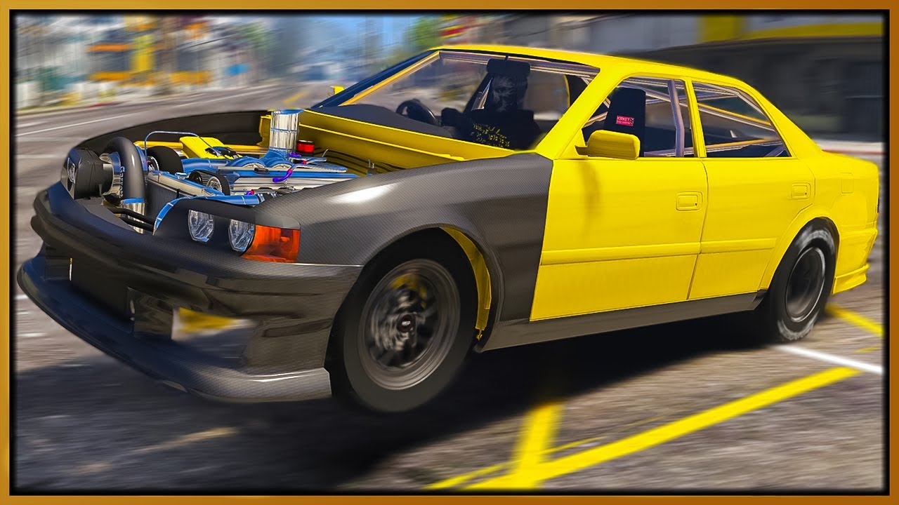 Я построил дрэг-кар мощностью 2350 л.с. в GTA 5 RP и Trolled Cops
