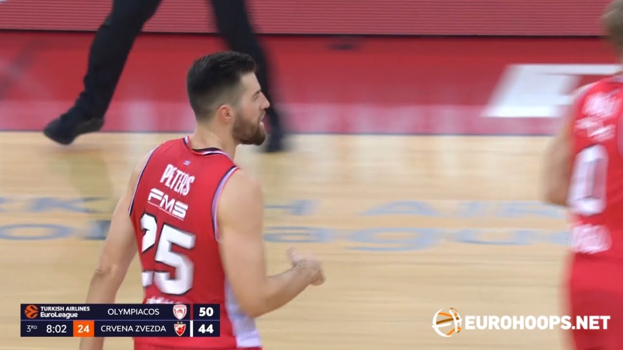 Olympiacos - Crvena Zvezda 88-83 🎯 Alec Peters (career-high 28 points)