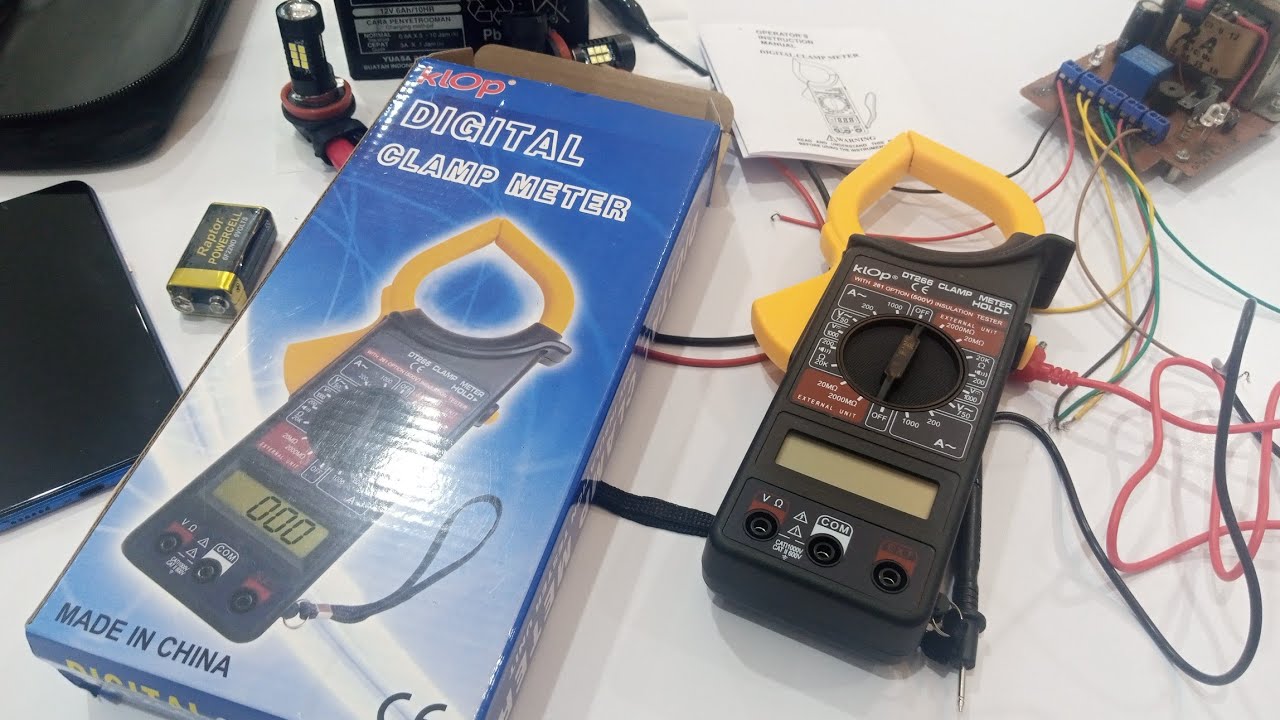 DIGITAL CLAMP METER DT266 | Unboxing dan Ujicoba Mengukur Arus DC
