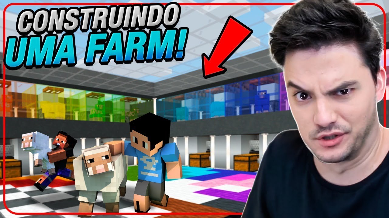 CONSTRUÍMOS UMA FARM DE LÃ ESPETACULAR NO MINECRAFT #2-18