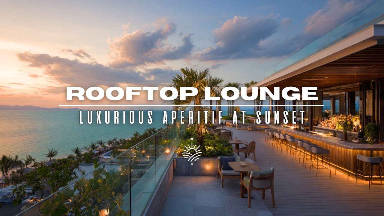 Rooftop Aperitif 2025 🌇 | Sophisticated Sax House Sunset Mix