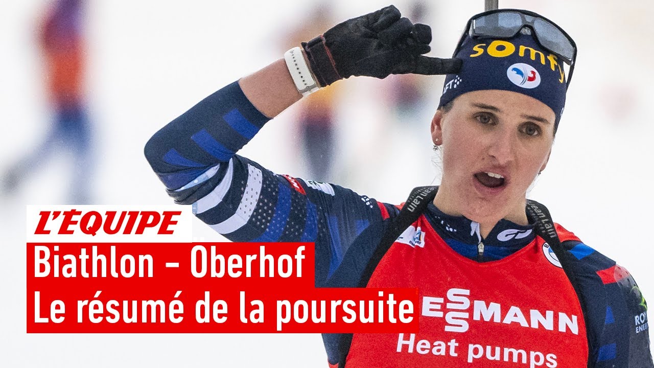 Biathlon 2023/24 - Julia Simon remporte la poursuite d'Oberhof devant Justine Braisaz-Bouchet