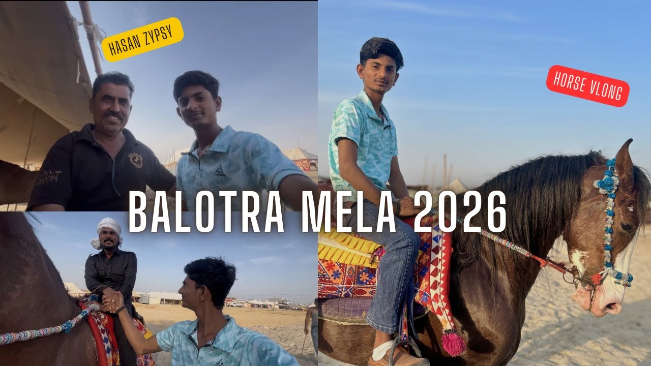  Aaj mele me Dosto se mile vlog  ❤️ || बालोतरा मेला 2026 🐪 ||  gypsy farm sinli 🐴❤️ 