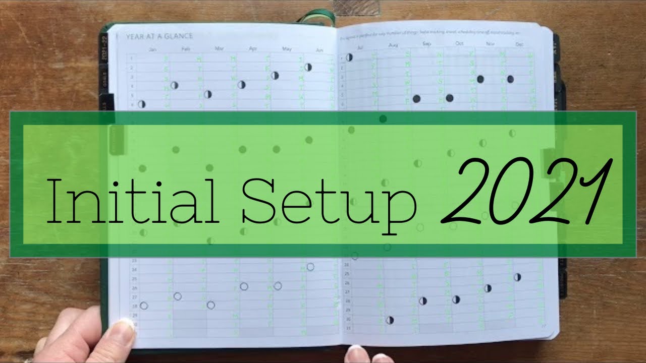 2021 Unbound Planner Setup