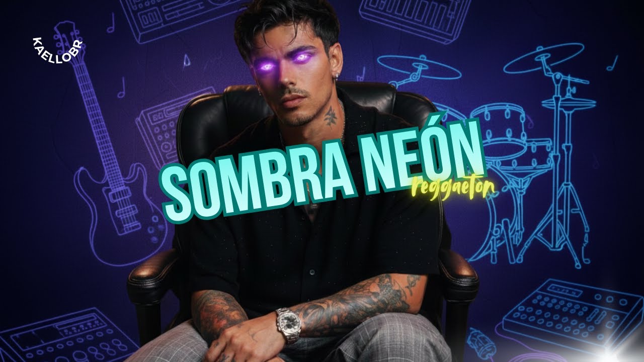 sombra neón  - kaellobr reggaeton 2026 (video official)