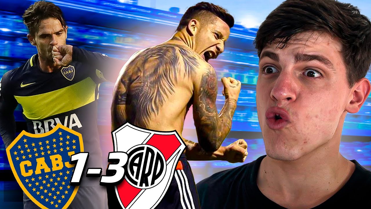 DRIUSSI, DRIUSSI, GOL, GOL, GOL | Reacción Boca 1 River 3 (2017) Bienvenido Driussi