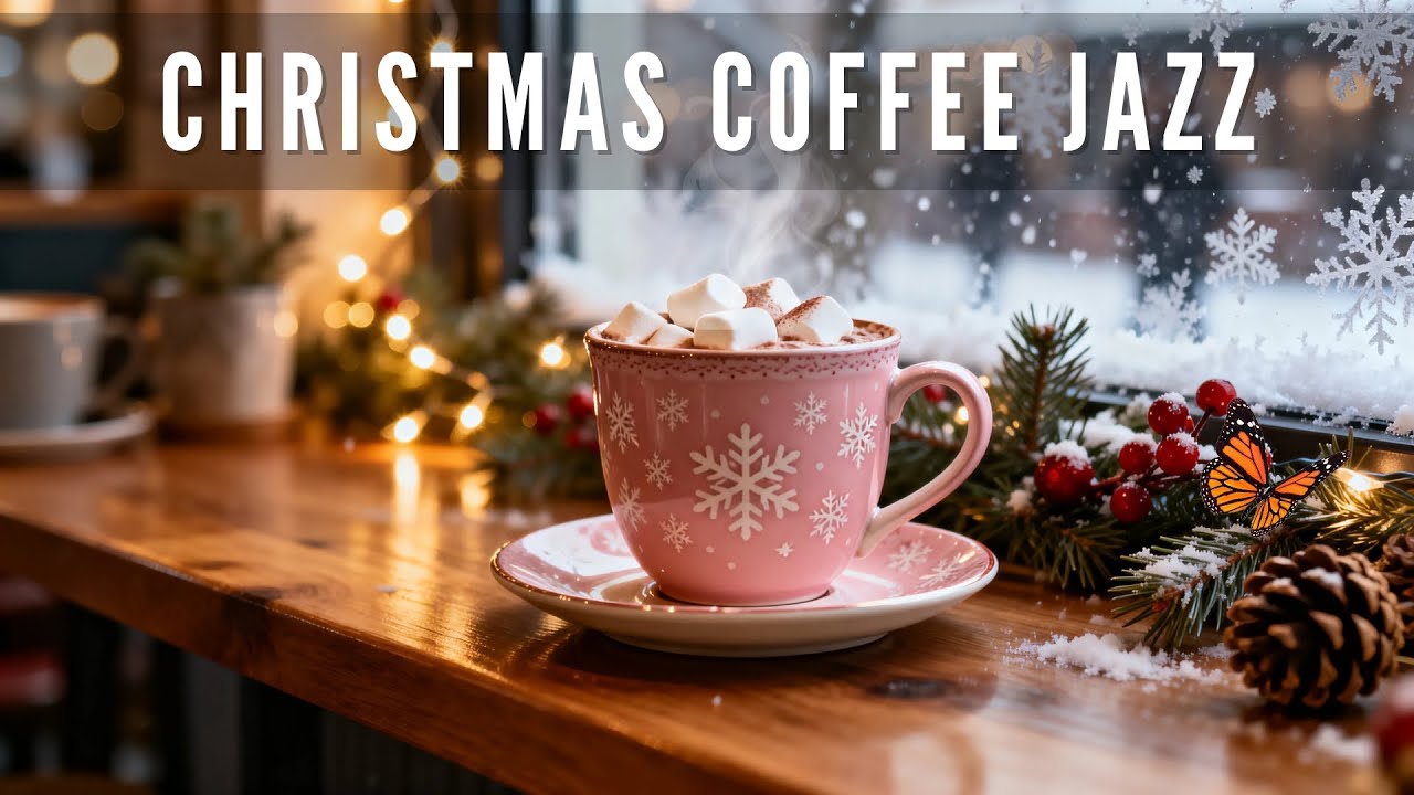 Merry Christmas Jazz 🎄 Smooth Bossa Nova & Relaxing Jazz Coffee Music | Holiday Chill, Study & Sleep