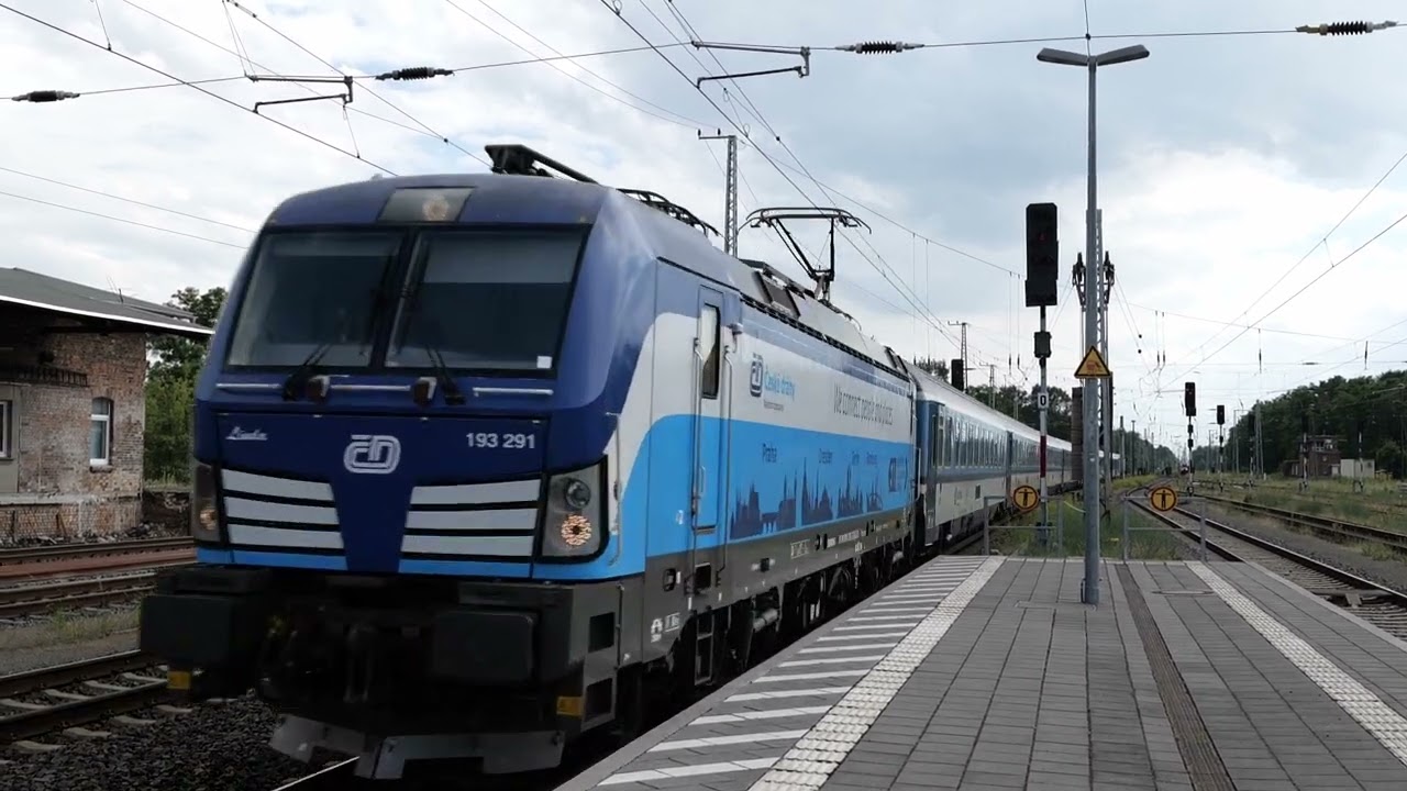 Zugverkehr in Elsterwerda am 06.06.2024 - ein ganz normaler Donnerstag