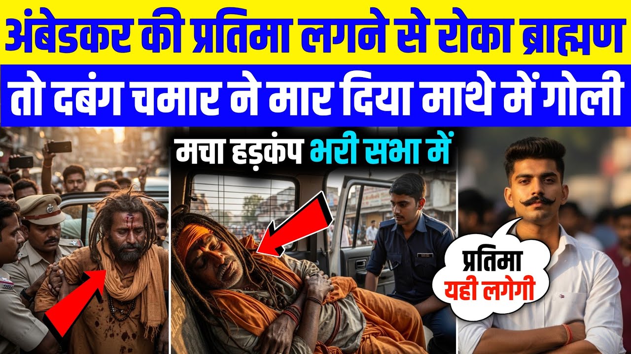 क्यों पंडित को दबंग चमार ने मार दिया गोली मचा बवाल भरी सभा में। #jaibhim #chamar #bageshwarbalaji