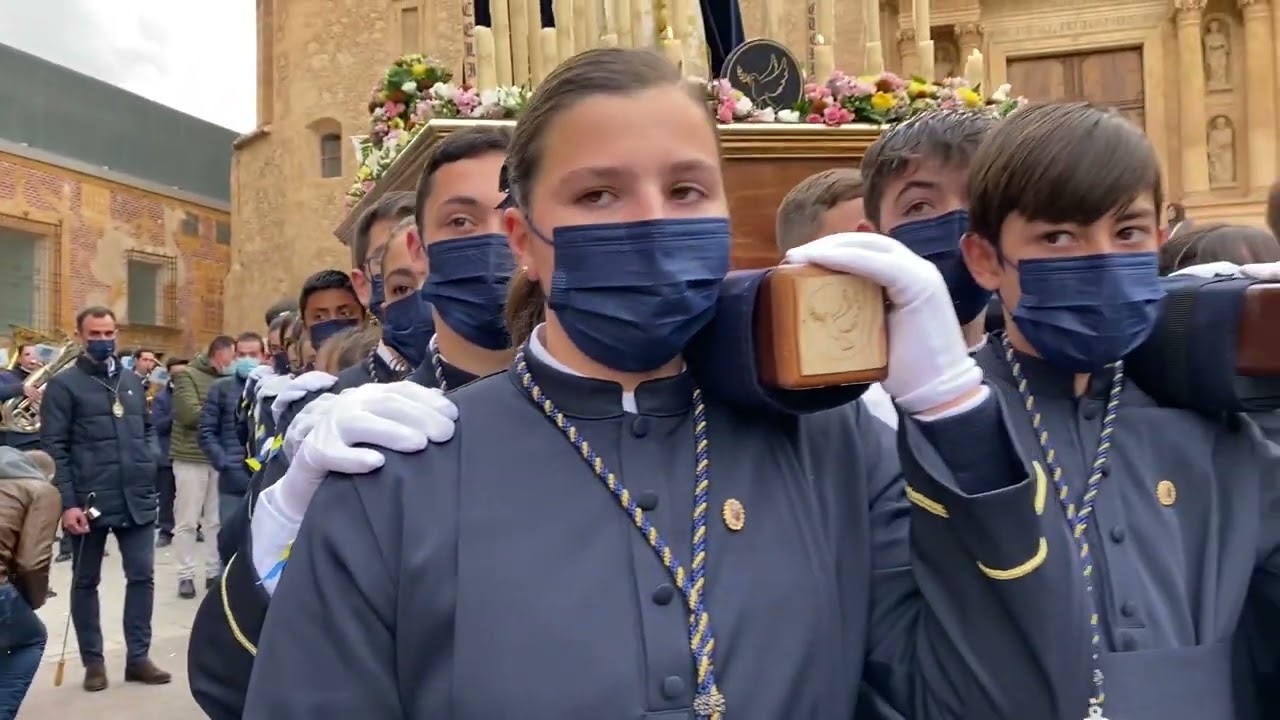 1/3 Nuestra Señora de la Paz en la procesion infantil de Hellín.