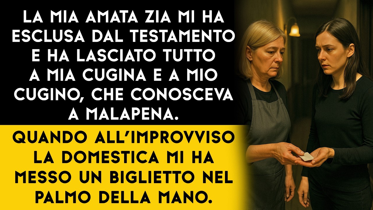 Pensavo che mia zia mi avesse esclusa dal testamento… finché non ho acceso il video