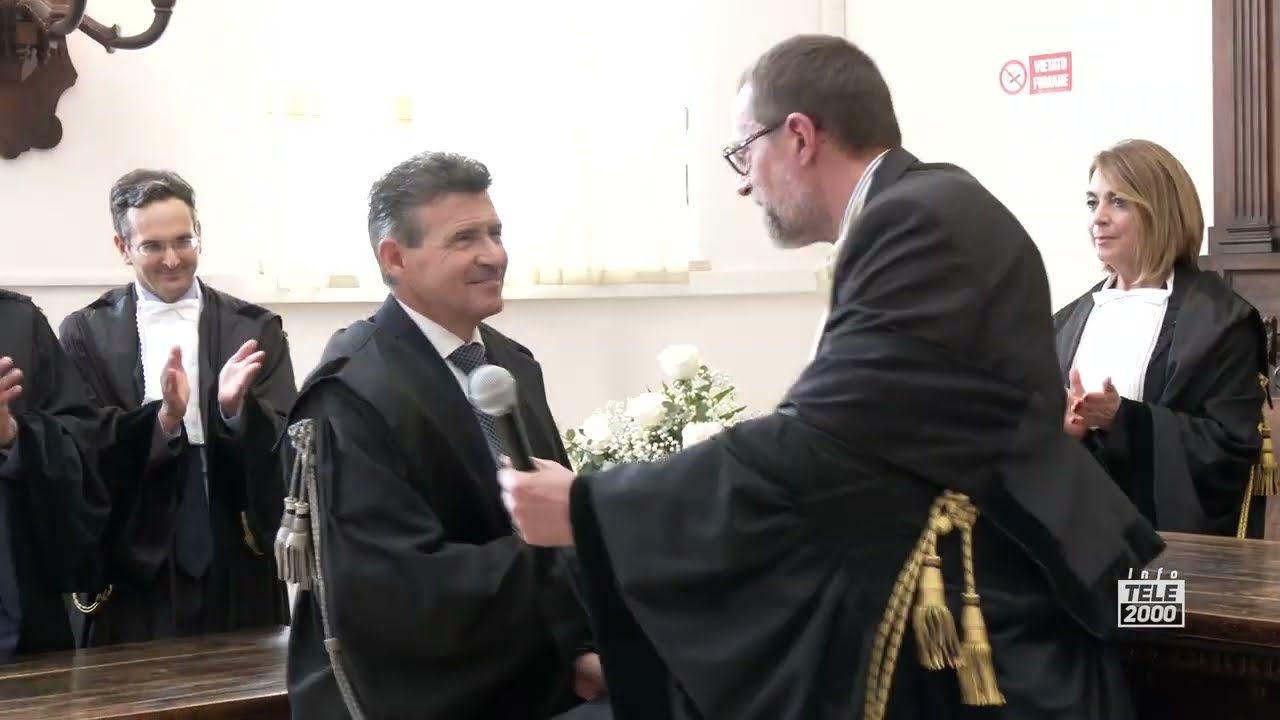 Cerimonia conferimento Toga di Diamante, Toga di Platino, Toghe d'Oro agli Avvocati Foro di Urbino