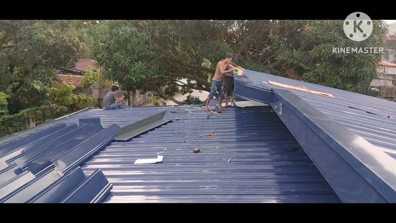  Iligan project Gutter, and roofing installation done in one day work.