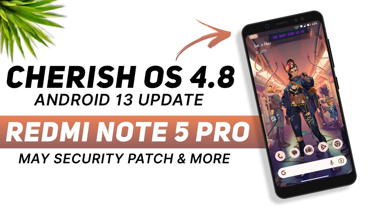 Cherish OS 4.8 Official - Redmi Note 5 Pro | Android 13 | New Features & May Security Patch