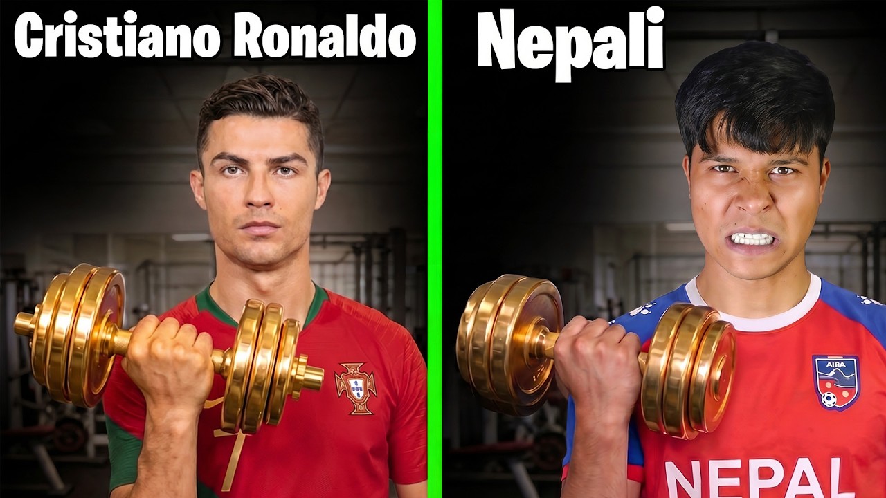 Nepali Trains like Cristiano Ronaldo For 24 Hours