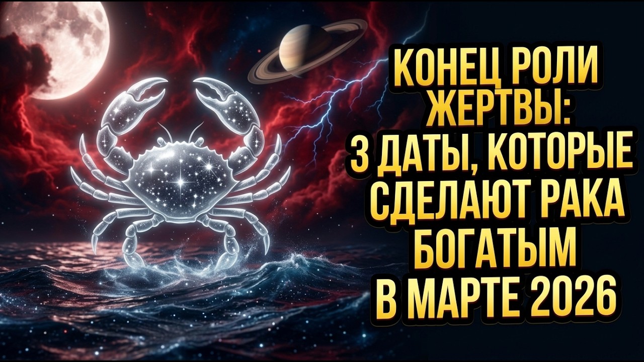 РАК: Хватит прятаться! Сатурн готовит вам невероятный взлет