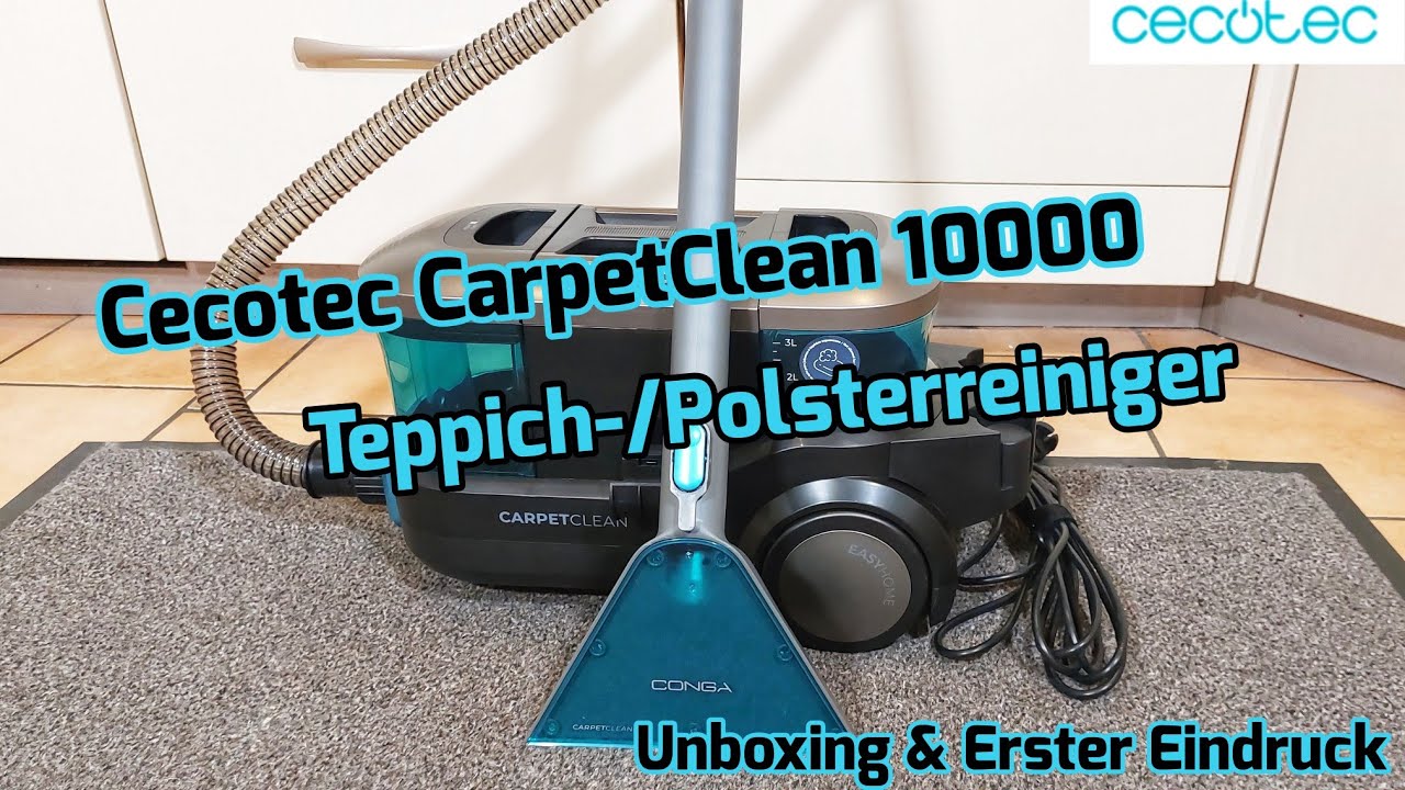 Teppich-/Polsterreiniger #Cecotec CarpetClean 10000 [Unboxing & Erster Eindruck]