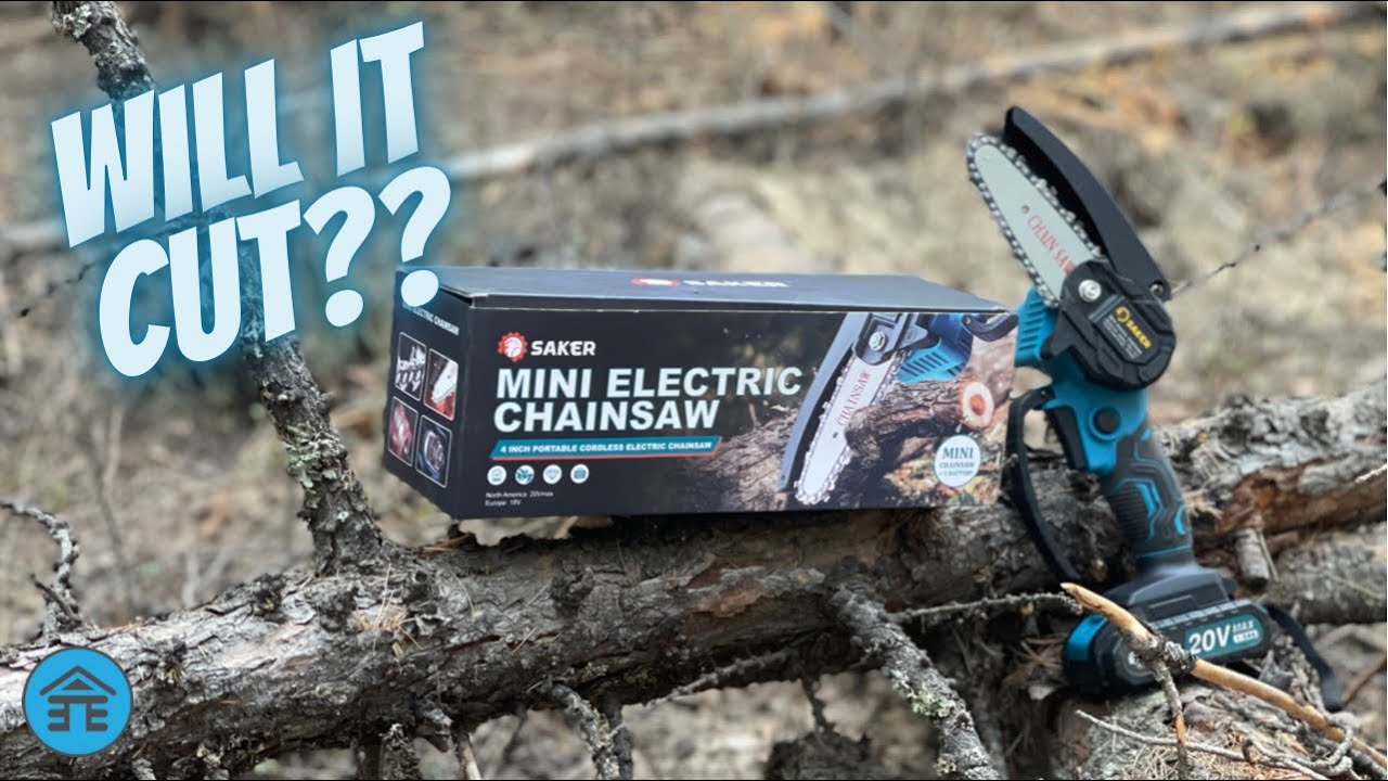 Best mini chainsaw on Amazon! | Saker mini electric chainsaw