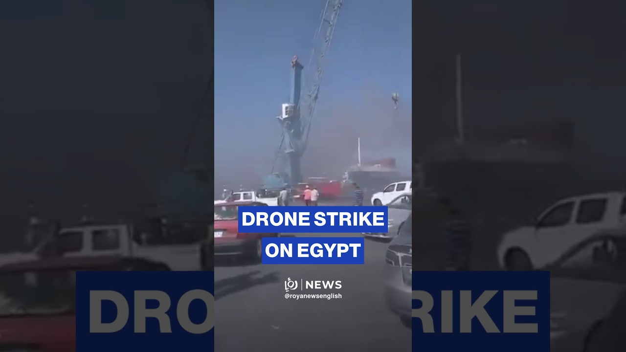 Egypt confirms fire at Damietta port caused by drone attack