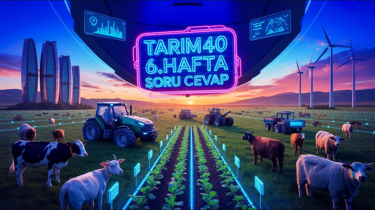 TARIM 4.0 FİNAL 1.HAFTA SORU CEVAP AOF TARIM