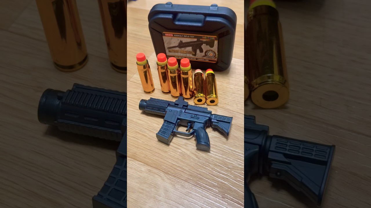 Testing the gun 