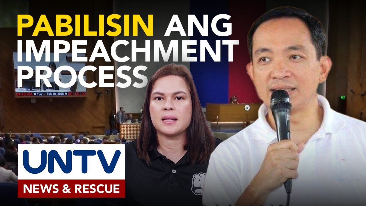 Rep. Tinio: Mas mabilis na proseso, dapat gamitin sa impeachment case vs. VP Sara