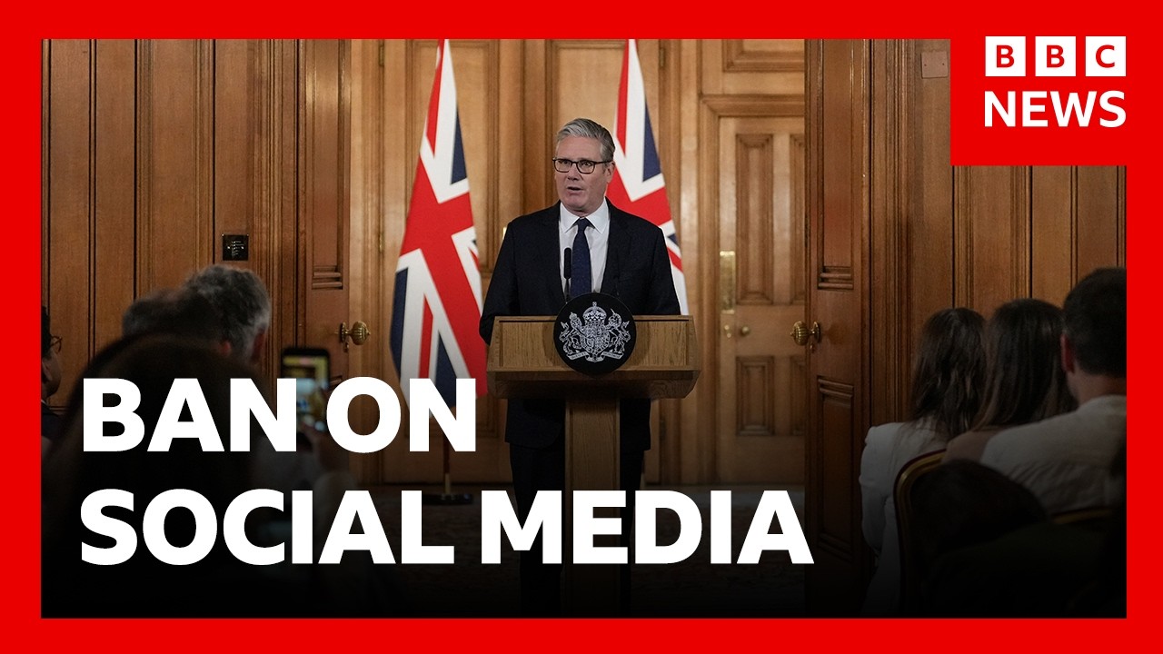 Under-16s to be banned from social media, Keir Starmer announces | BBC News