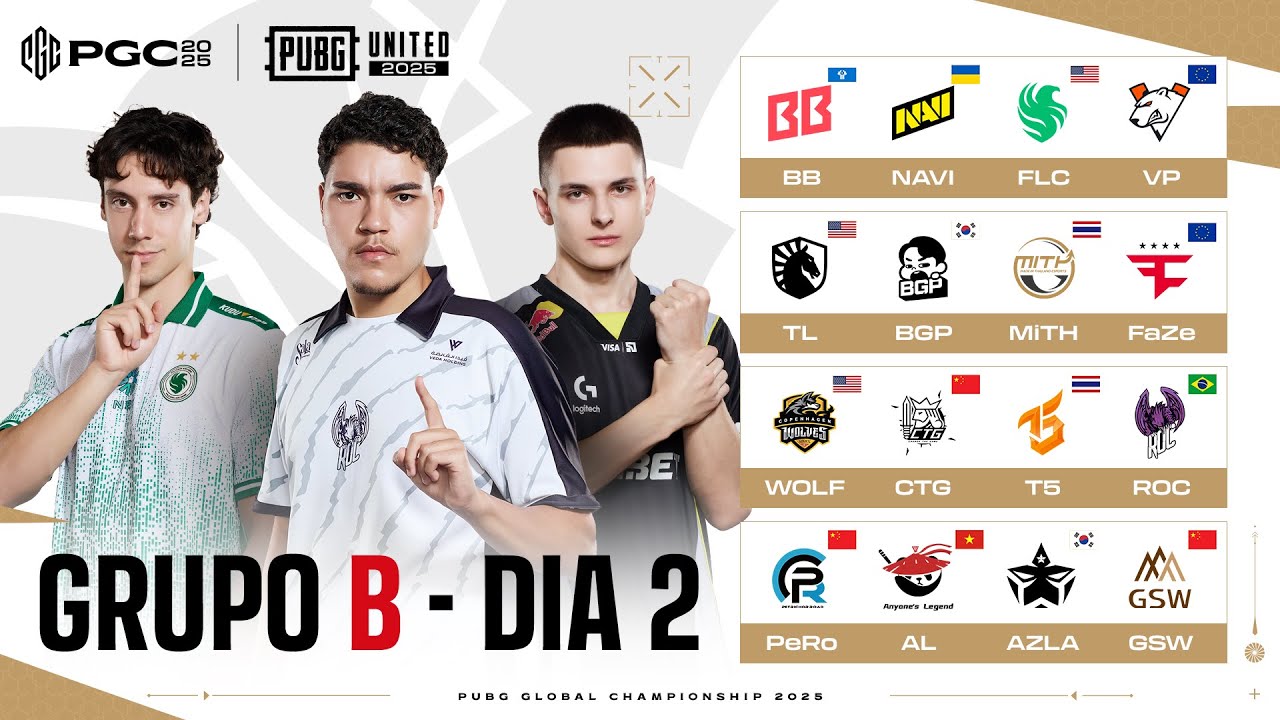 PUBG Global Championship Grupo B DIA 2