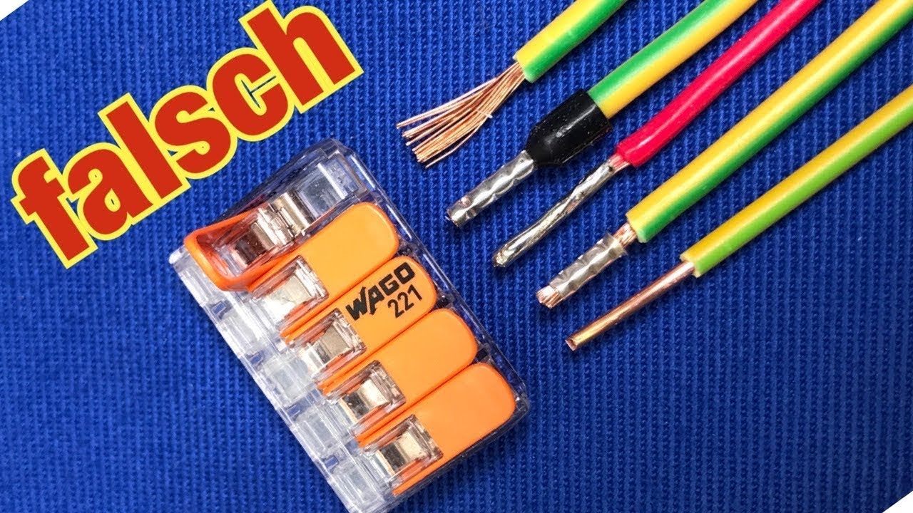 Diese Fehler werden leider oft gemacht mit Wago Klemmen! Proofwood