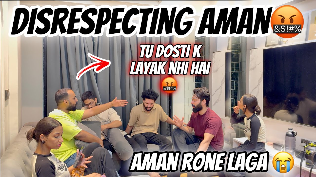 Arsalaan Ne Aman Ki Disrespect Kiya 🤬 | Aman Rone Laga 😣| Prank On Aman | AtrangiArsalaan❤️