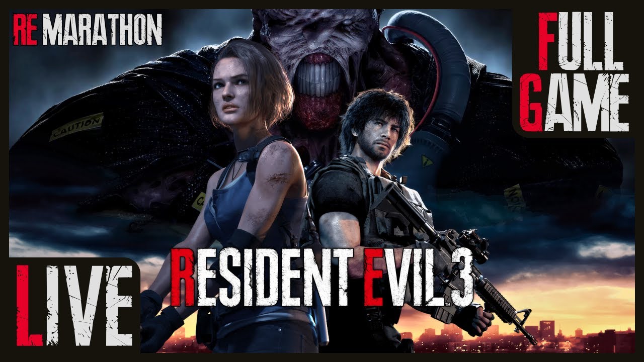 🔴 Resident Evil 3 Remake - Full Game - Nemesis Returns | RE Marathon