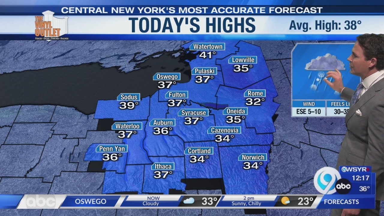 Storm Team Forecast: Noon Tuesday 3-3-26