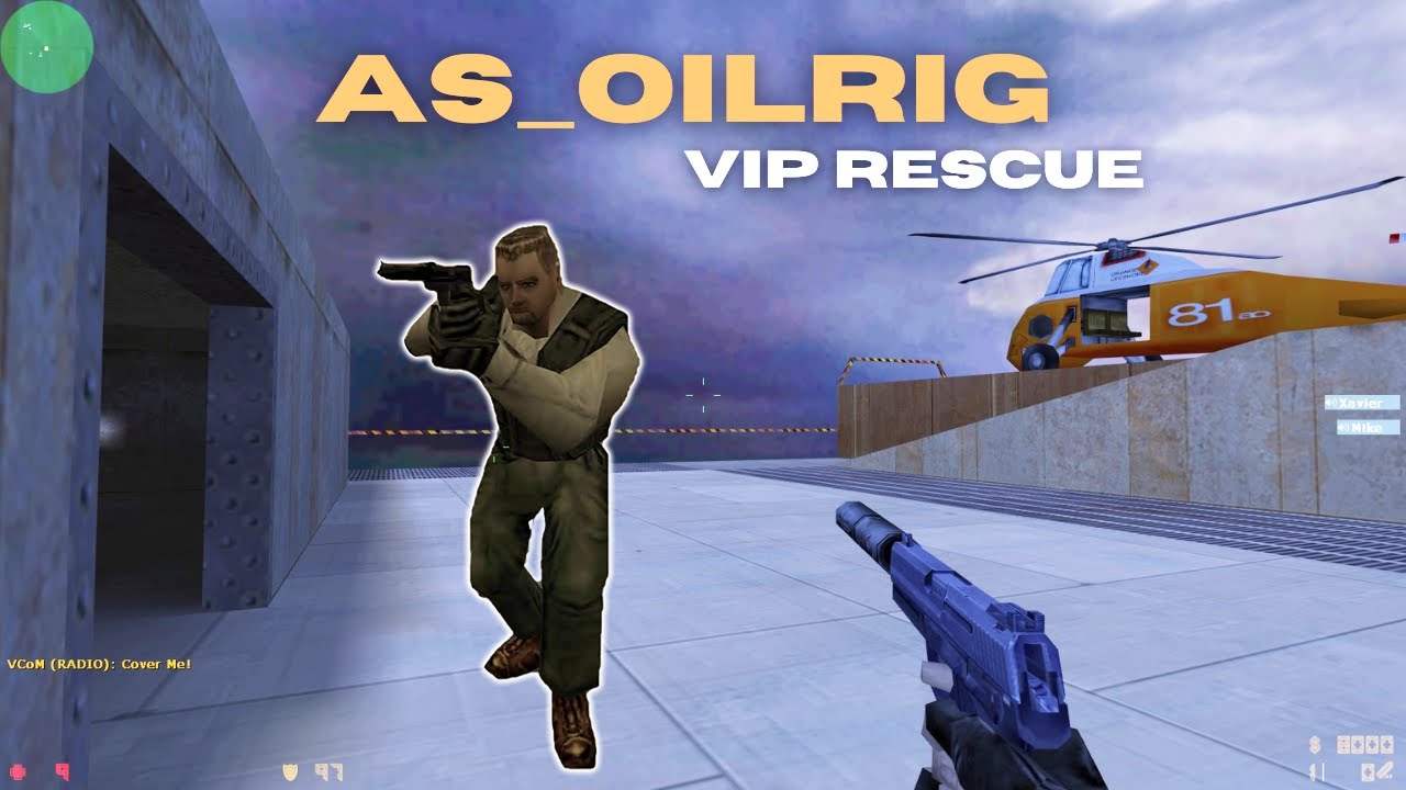 Counter strike 1.6 as_oilrig ASMR (No Commentary) PC Gameplay 1080p60fps Nostalgic Community map POV