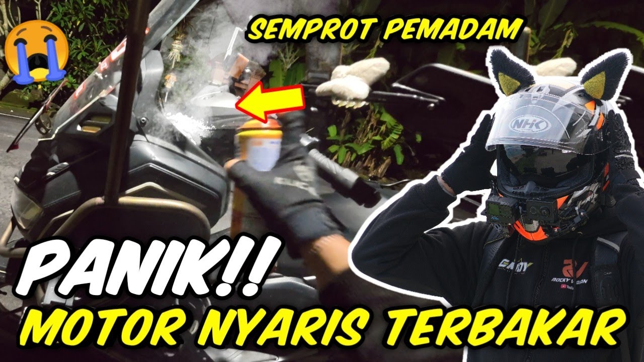 MOTORKU NYARIS TERBAKAR HABIS KARENA HAL SEPELE...