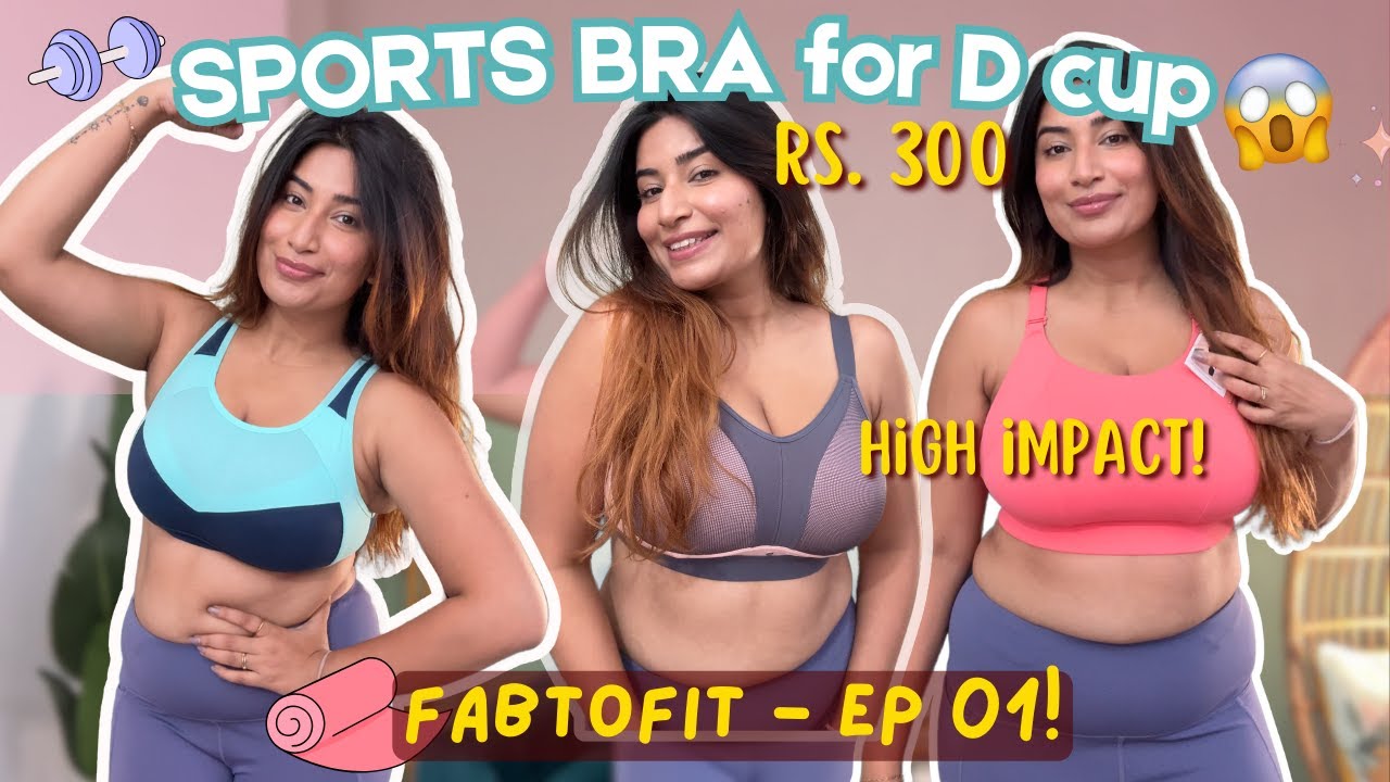 AFFORDABLE Sports Bra for Bigger Heavier Chest | Sports Bra for Heavy Breast starting 300!