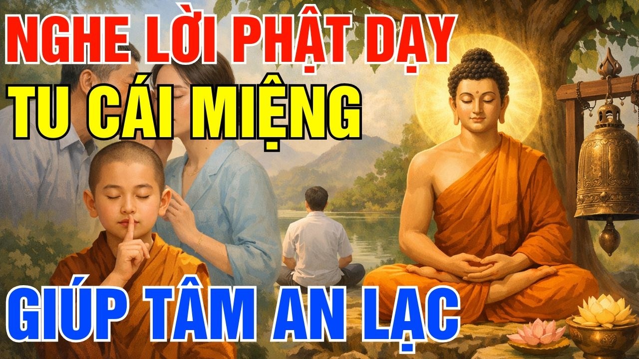 Nên Tu Cái Miệng Lời Phật Dạy Giúp Tâm An Lạc, Sống Ít Nói Mới Là Người Khôn Ngoan|An Lạc Đời Thường
