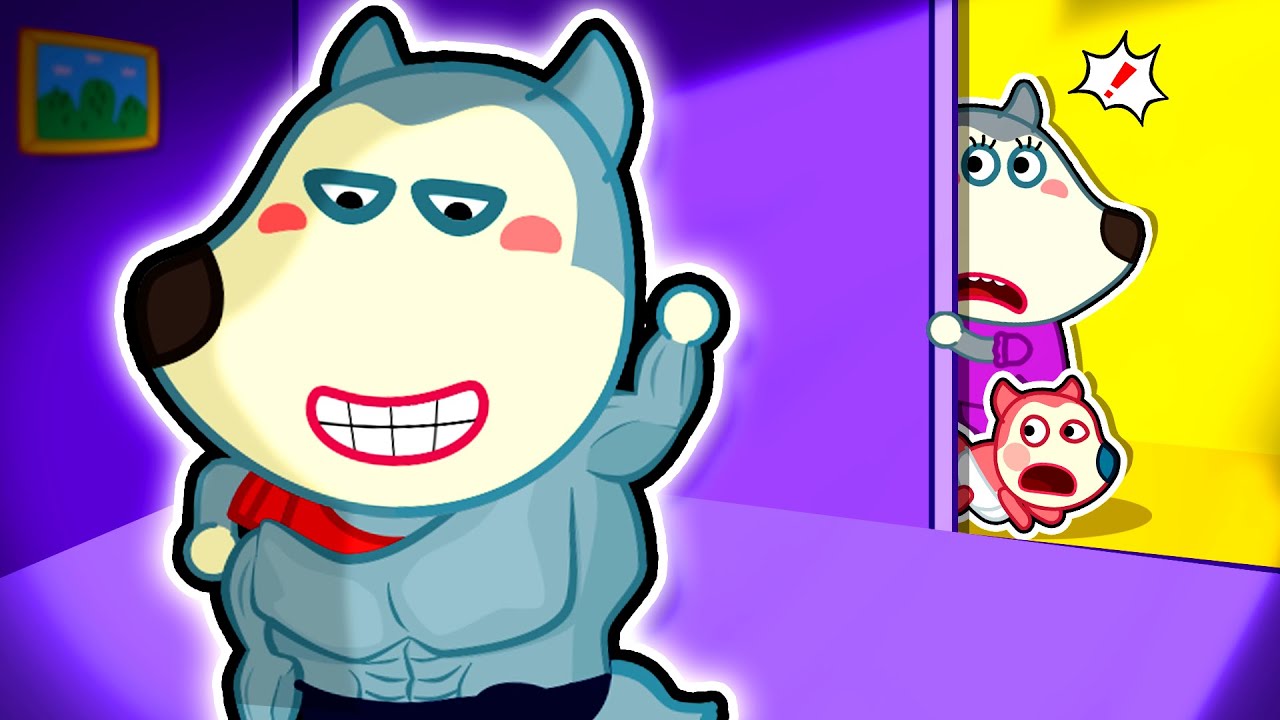 Familia Wolfoo Español | ¡EL MÚSCULO DE WOLFOO ES FALSO! - Dibujos Animados Educativos