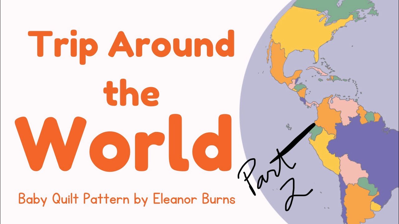 Quilt Therapy #34 - Trip Around the World - Teddy Bear Trip