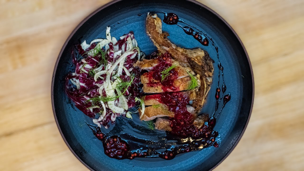 Pork Chop with Cactus Pear Mostarda
