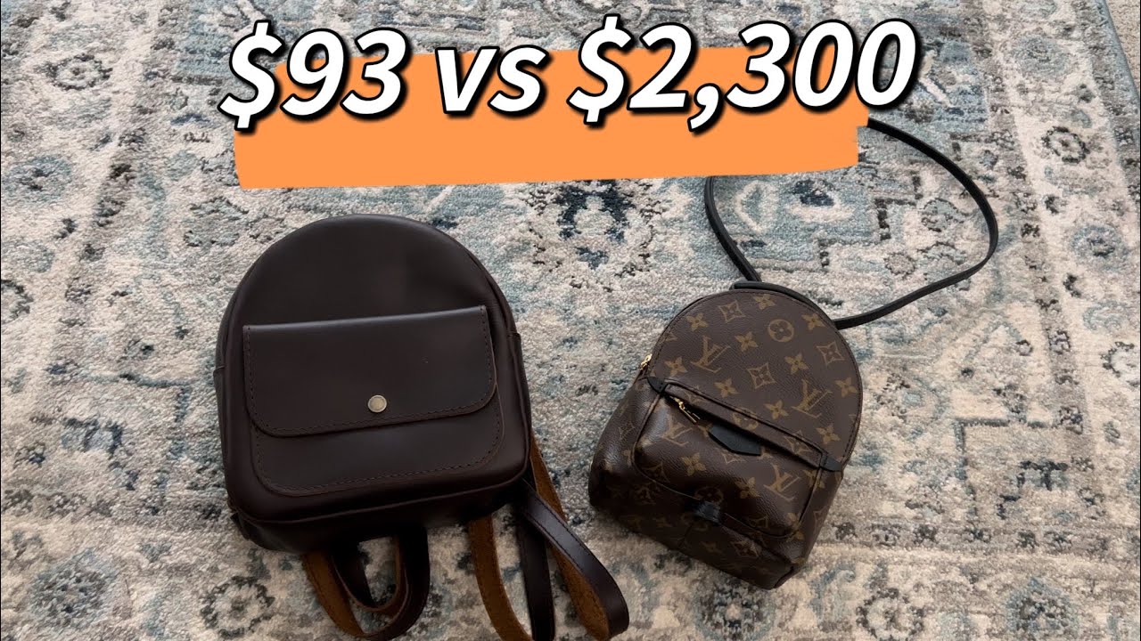Portland Leather Goods Mini Backpack vs Louis Vuitton Palm Spring Mini