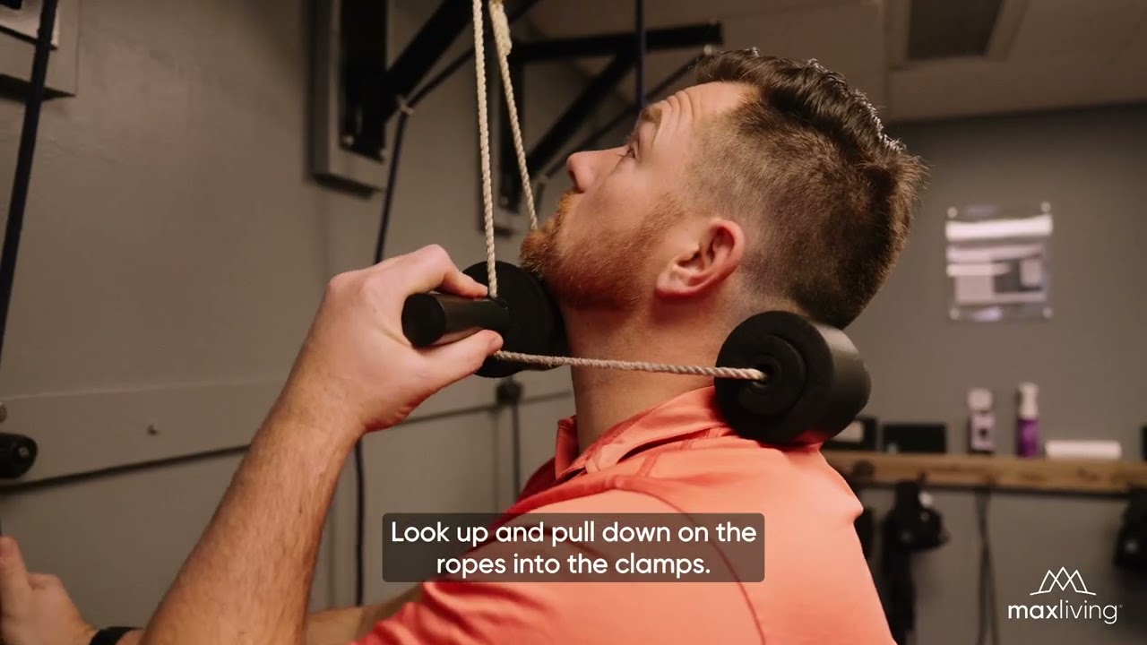 MaxLiving Chiropractic Cherry Street - How To Use the Cervical Traction Unit PROPERLY